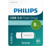 Philips USB-Stick 8GB 3.0 USB Drive Snow super fast green FM08FD75B/00