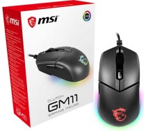 MSI CLUTCH GM11 WHITE Gaming Mouse '2-Zone RGB, upto 5000 DPI, 6 Programmable button, Symmetrical design, OMRON Switches, Center'