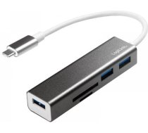 Logilink USB-C 3.0 HUB 3-Ports + Card Reader (UA0305)