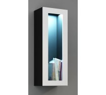 Cama Meble Cama Cabinet VIGO "90" glass 90/35/32 black/white gloss WIG90 VIGO CZ/B