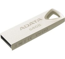 Adata UV210 64 GB, USB 2.0, Silver AUV210-64G-RGD