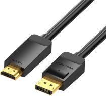Vention DisplayPort 1.2 to HDMI 1.4 Cable Vention HAGBH 2m, 4K 30Hz (Black)