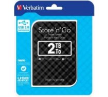 Verbatim HDD 6,35cm (2.5) USB3 2TB Verbatim Store n Go GEN2 black 53195