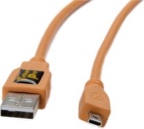 Tether Tools TetherPro USB 2.0 A to Mini-B 8 pin 15' ORG 141351221VOK