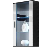 Cama Meble Cama hanging display cabinet SOHO black/white gloss SOHOWITS2 CZ/BI