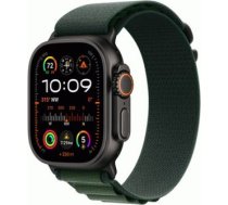 Apple Watch Ultra 2 LTE 49mm Titanium Balck Case with Dark Green Alpine Loop Large EU MX4T3 MX4T3NFA