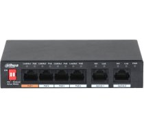 Dahua Switch||PFS3006-4ET-60|Type L2|PoE ports 4|60 Watts|DH-PFS3006-4ET-60-V2