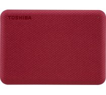 Toshiba Dysk zewnętrzny HDD Toshiba Canvio Advance 1TB Czerwony (HDTCA10ER3AA)