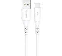 Foneng Cable USB to USB-C Foneng, x81 2.1A, 1m (white) X81 TYPE-C