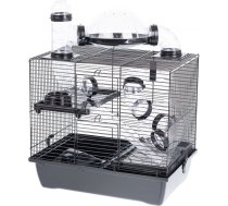 Inter-Zoo Rocky + Terrace black - cage for a hamster G306ACTB