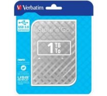 Verbatim HDD 6,35cm (2.5) USB3 1TB Verbatim Store n Go GEN2 silver 53197