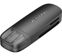 Vention CLEB0 2-in-1 USB 2.0 A (SD+TF) Memory Card Reader (black) 08694ITP