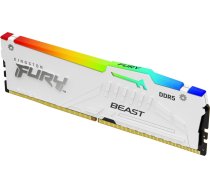 Kingston Technology FURY Beast 16GB 6400MT/s DDR5 CL32 DIMM White RGB XMP KF564C32BWA-16