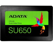 Adata SSD||SU650|240GB|SATA 3.0|Write speed 450 MBytes/sec|Read speed 520 MBytes/sec|2,5"|TBW 140 TB|MTBF 2000000 hours|ASU650SS-240GT-R