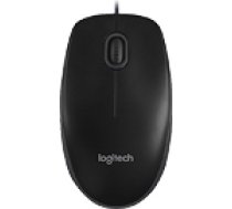 Logitech LOGI B100 optical Mouse Black USB OEM 910-003357