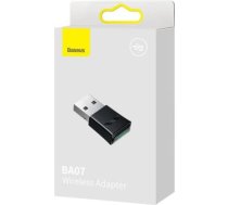 Baseus HUB BA07 Bluetooth USB Adapter BT 5.3, with LED indicator, 20m range, Black (ZJBA010001)