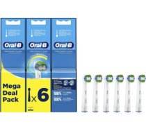 Oral-B Electric Toothbrush Replacement Head Precision Clean EB20-6 (6pcs) White EU ORALB-PRCSNCLNRPLCMNTHD6PCS-WHT