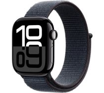 Apple Watch Series 10 GPS 46 mm Jet Black Aluminium Case with Ink Sport Loop MWWR3ET/A