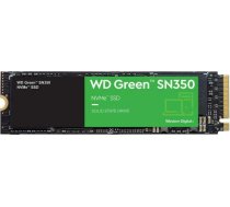 Western Digital SSD|WESTERN DIGITAL|Green SN350|250GB|M.2|PCIe Gen3|NVMe|TLC|Write speed 1500 MBytes/sec|Read speed 2400 MBytes/sec|2.38mm|TBW 40 TB|MTBF 1000000 hours|WDS250G2G0C