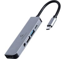 Gembird I/O ADAPTER USB-C TO HDMI/USB3/5IN1 A-CM-COMBO5-02 GEMBIRD