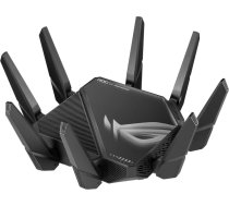 Asus Wifi 6 802.11ax Quad-band Gigabit Gaming Router | ROG GT-AXE16000 Rapture | 802.11ax | 1148+4804+4804+48004 Mbit/s | 10/100/1000 Mbit/s | Ethernet LAN (RJ-45) ports 4 | Mesh Support     Yes | MU-MiMO Yes | No mobile broadband | Antenna type External/