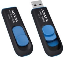 Adata UV128 64 GB, USB 3.0, Black/Blue AUV128-64G-RBE