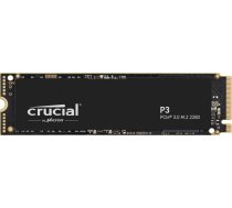 Crucial SSD|CRUCIAL|P3|2TB|M.2|PCIE|NVMe|3D NAND|Write speed 3000 MBytes/sec|Read speed 3500 MBytes/sec|TBW 440 TB|CT2000P3SSD8