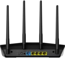 Asus Wireless AX3000 Dual Band WiFi 6 | RT-AX57 | 802.11ax | 2402+574 Mbit/s | 10/100/1000 Mbit/s | Ethernet LAN (RJ-45) ports 4 | Mesh Support Yes | MU-MiMO Yes | No mobile broadband | Antenna type External 90IG06Z0-MO3C00
