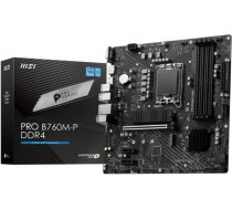 MSI PRO B760M-P DDR4 Intel Mainboard mATX 7E02-001R