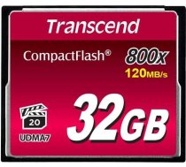 Transcend MEMORY COMPACT FLASH 32GB/800X TS32GCF800 TRANSCEND