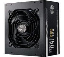 Cooler Master Power Supply||750 Watts|Efficiency 80 PLUS GOLD|PFC Active|MTBF 100000 hours|MPE-7501-AFAAG-EU