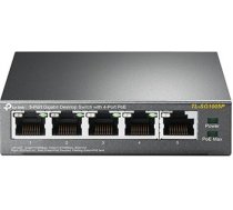 Tp-Link Switch TL-SG1005P Unmanaged, Desktop, 1 Gbps (RJ-45) ports quantity 5, PoE ports quantity 4, Power supply type External