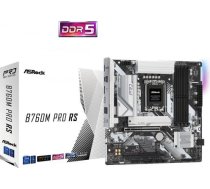 Asrock Motherboard B760M Pro RS s1700 4DDR5 DP/HDMI mATX