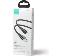 Joyroom USB - Lightning Cable Surpass Series, 2.4A, 3m, Black (S-UL012A11) S-UL012A113M-BLK