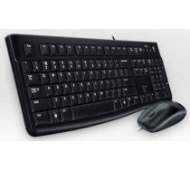 Logitech Desktop MK120 - DE USB QWERTZ German Black 920-002540