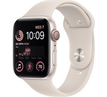 Apple Smartwatch Apple Watch SE 2022 GPS + Cellular 40mm Starlight Alu Sport Beżowy  (MNPH3WB/A)