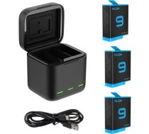 Telesin 3-slot charger box for GoPro Hero 9 / Hero 10 + 3 batteries (GP-BNC-902) 00575ITP