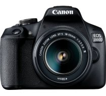 Canon EOS 2000D + 18-55mm III Kit, black 00071NRD