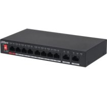 Dahua Technology PoE PFS3010-8ET-96-V2 network switch Unmanaged Gigabit Ethernet (10/100/1000) Power over Ethernet (PoE) Black