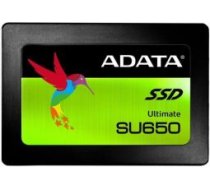 Adata SSD||SU650|480GB|SATA 3.0|Write speed 450 MBytes/sec|Read speed 520 MBytes/sec|2,5"|TBW 280 TB|MTBF 2000000 hours|ASU650SS-480GT-R