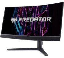Acer LCD Monitor|ACER|Predator X34Vbmiiphuzx|34"|Gaming/Curved/21 : 9|Panel OLED|3440x1440|21:9|0.1 ms|Speakers|Swivel|Height adjustable|Tilt|Colour Black|UM.CXXEE.V01