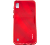 Evelatus Samsung Galaxy A10 Water Ripple Full Color Electroplating Tempered Glass Case Red ESA10WRFCETGCR