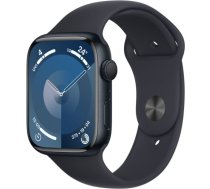 Apple Watch Series 9 GPS 45mm Midnight Aluminium Case with Midnight Sport Band - M/L MR9A3ET/A