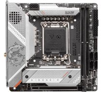 MSI | MPG Z790I EDGE WIFI | Processor family Intel | Processor socket LGA1700 | DDR5 | Supported hard disk drive interfaces SATA, M.2 | Number of SATA connectors 4