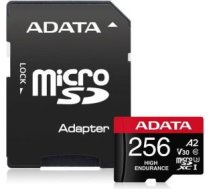 Adata MEMORY MICRO SDXC 256GB W/AD./AUSDX256GUI3V30SHA2-RA1 ADATA