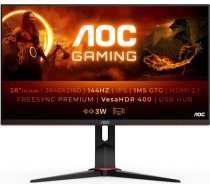 AOC 71,1cm (28) 1609 2xHDMI+2xDP+USB IPS Lift - U28G2XU2/BK