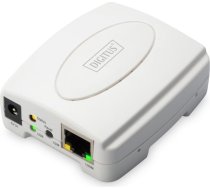 Digitus | USB Print Server, 1-Port 1x RJ45, 1x USB A, USB 2.0 | DN-13003-2 | White