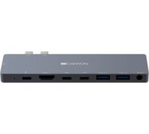 Canyon DS-8 Multiport Docking Station with 8 port Space Gray SY1CNSTDS08DG