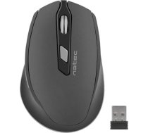 Natec Mouse, Siskin, Silent, Wireless, 2400 DPI, Optical, Black-Grey | Natec | Mouse | Optical | Wireless | Black/Grey | Siskin NMY-1423