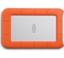 Lacie Dysk zewnętrzny HDD LaCie Rugged Mini 1TB Srebrno-pomarańczowy (301558)